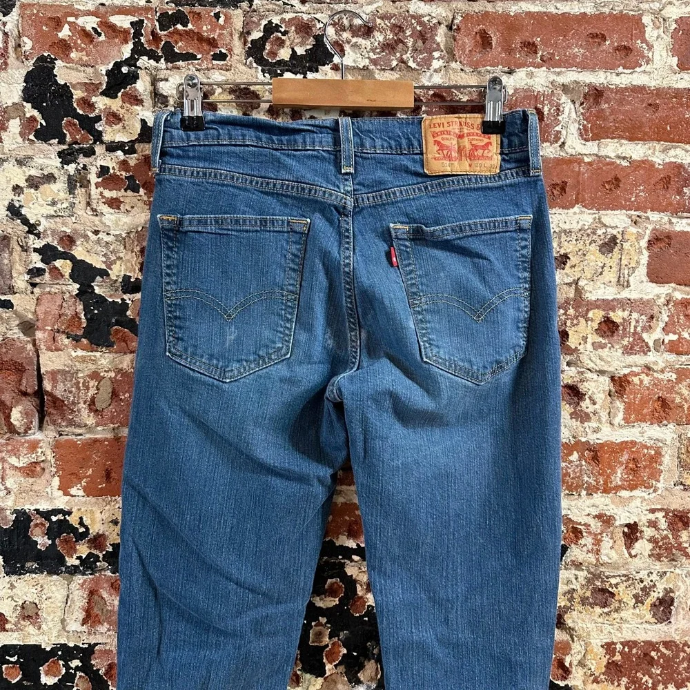 Levi's 514 Slim Straight Blue Jeans Mens Size 30x32 Levis